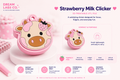 🌸 Strawberry Milk Clicker STL File