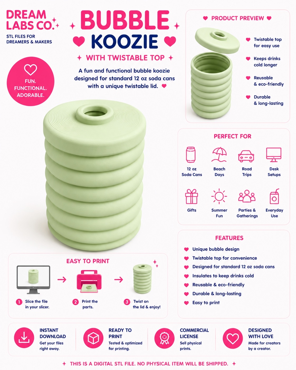 Bubble Koozie