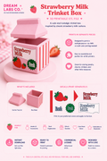 Strawberry Milk Trinket Box STL & 3MF